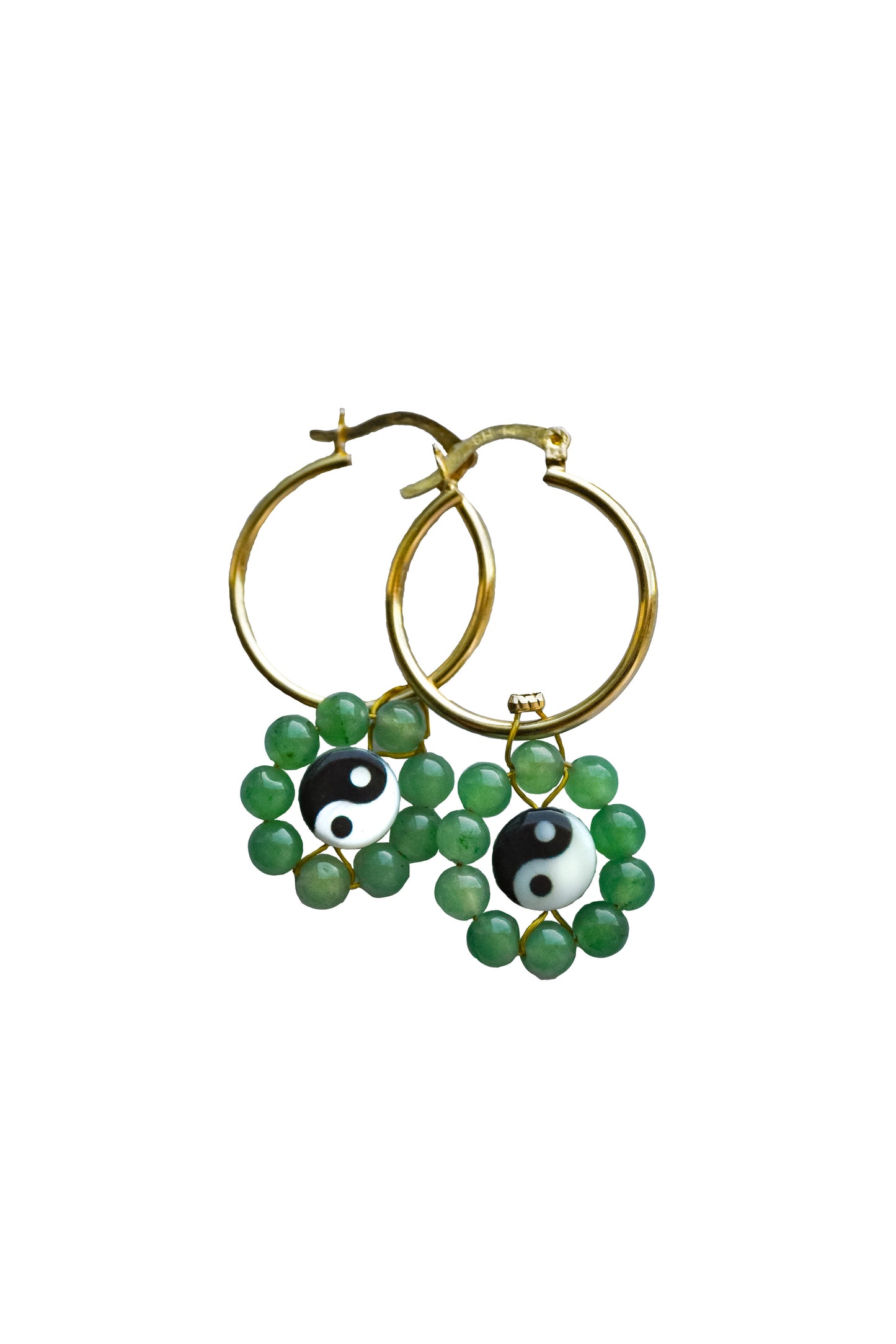 Aretes Flor de Ying Yang